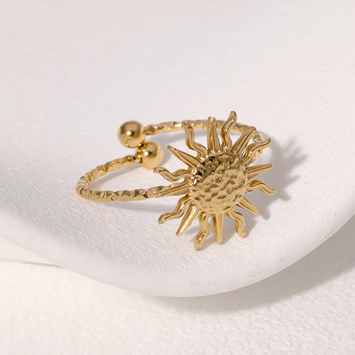 Bague soleil Acier Inoxydable