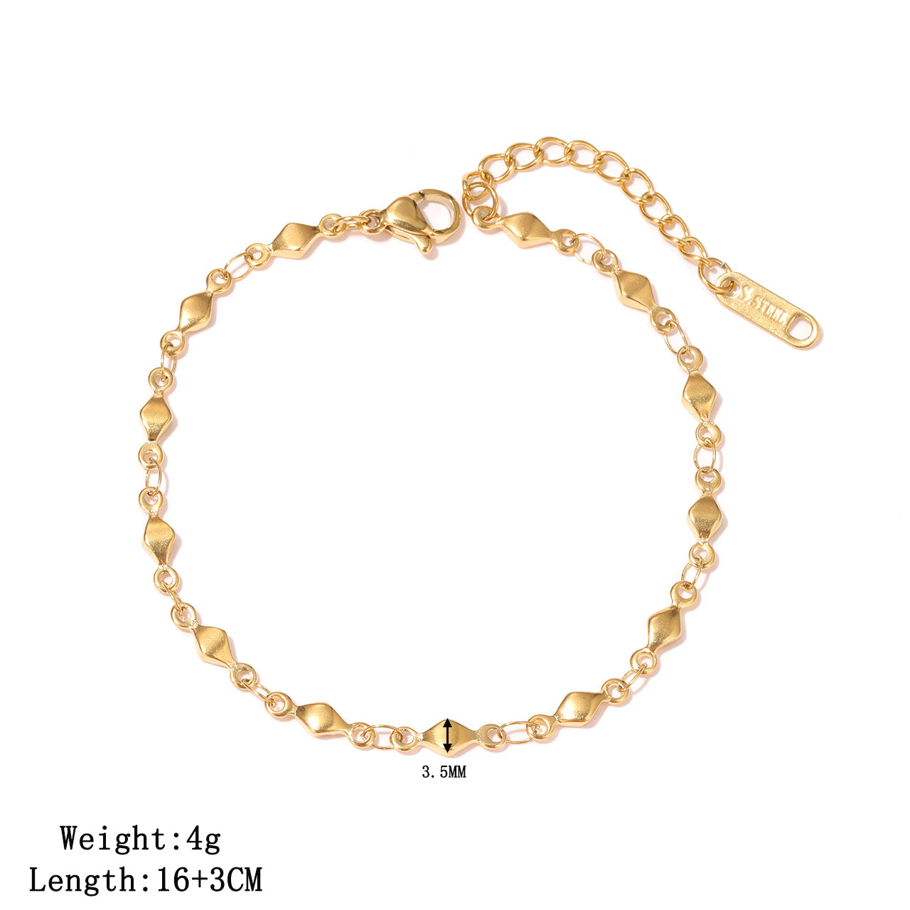 Bracelet chaine Acier Inoxydable